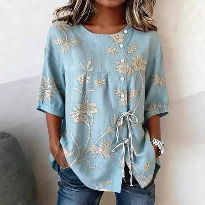 Celestina | Blusa floral elegante