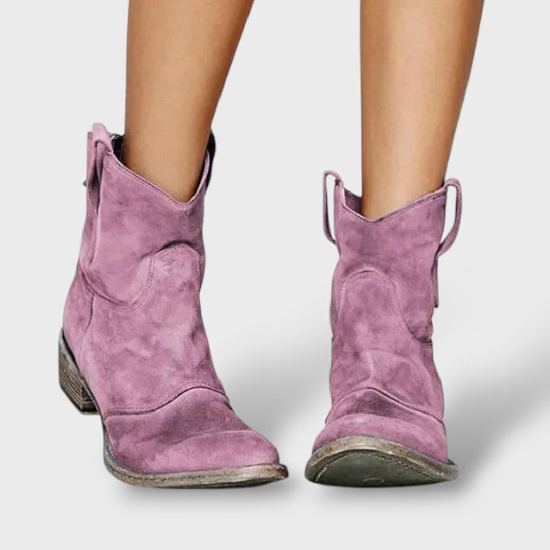 Botines Vaqueros Vintage para Damas, pantalón de moda, look completo | Moda Acosta
