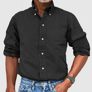 Luxeva Collection, camisa casual, detalle de tela | Moda Acosta