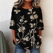 Celestina | Blusa floral elegante, blusa elegante, look completo | Moda Acosta