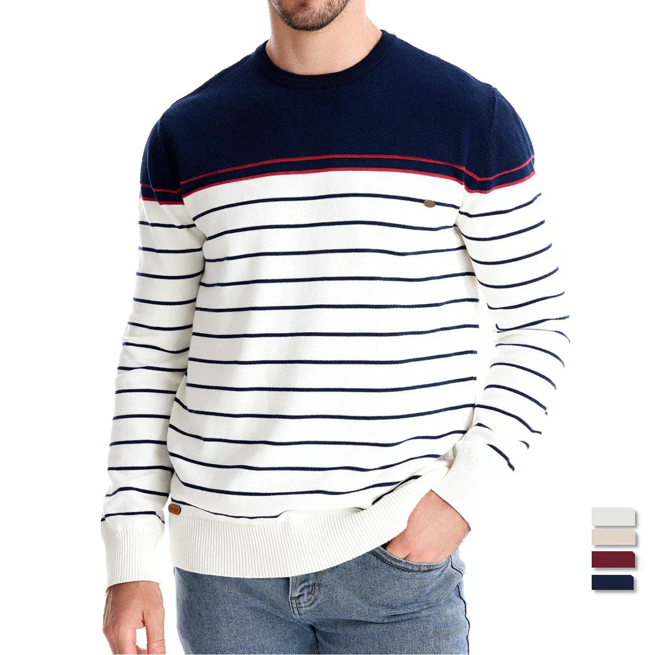 Alessia Grace, jersey de punto, vista lateral | Moda Acosta