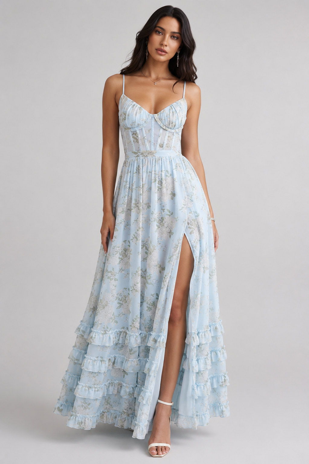 Vestido Luna Serena – Collezione Venezia, vestido elegante, vista trasera | Moda Acosta