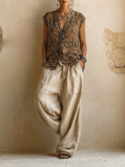 Giulia | Conjunto completo(Colección Venecia), conjunto de moda, detalle de tela | Moda Acosta