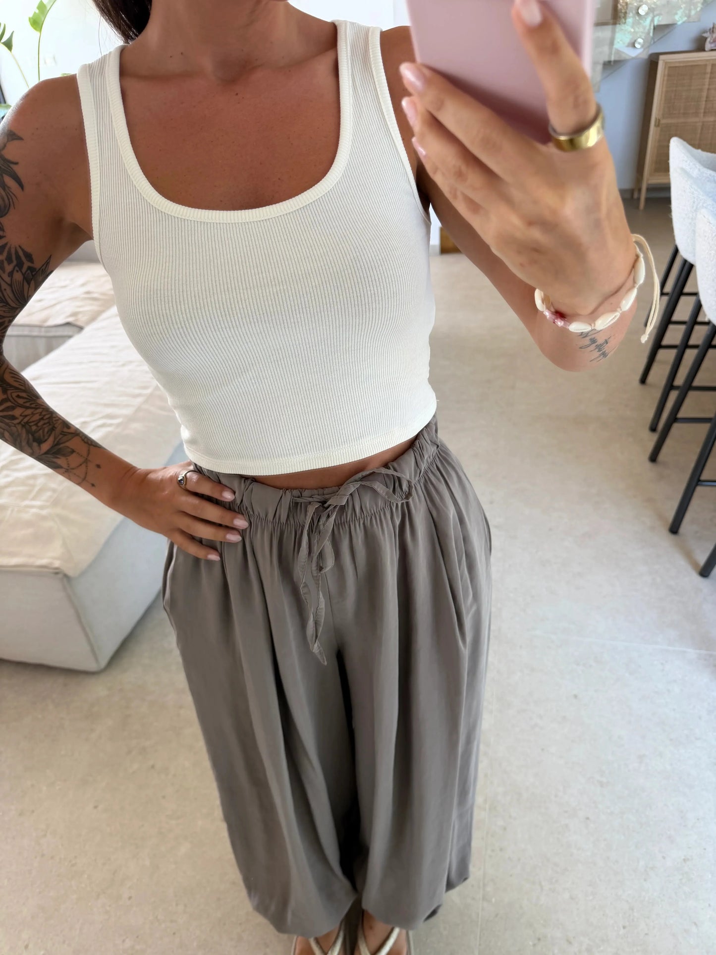 Basic Top – Creme