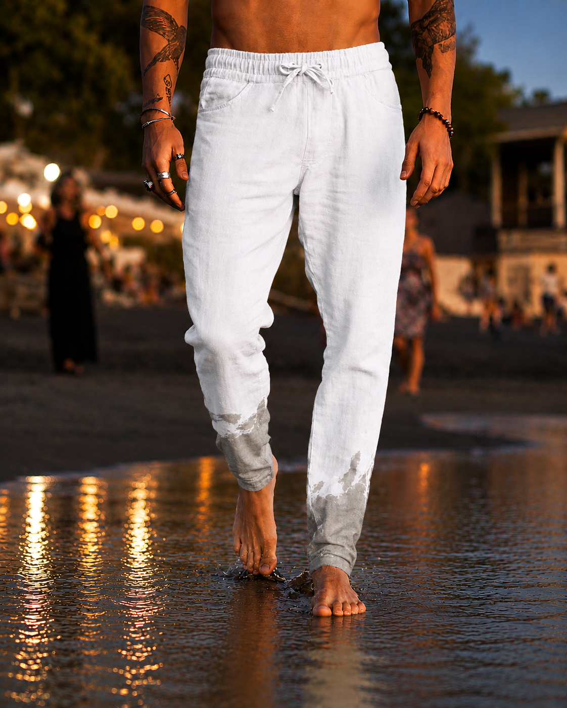 Summer/Pantalon de playa(lino)