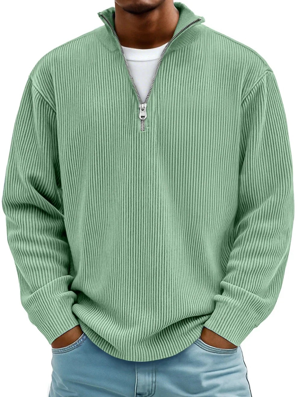 Aria Royal, jersey de punto, vista lateral | Moda Acosta