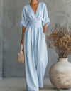 Clara | mono largo de verano(Venecia), mono elegante, vista trasera | Moda Acosta
