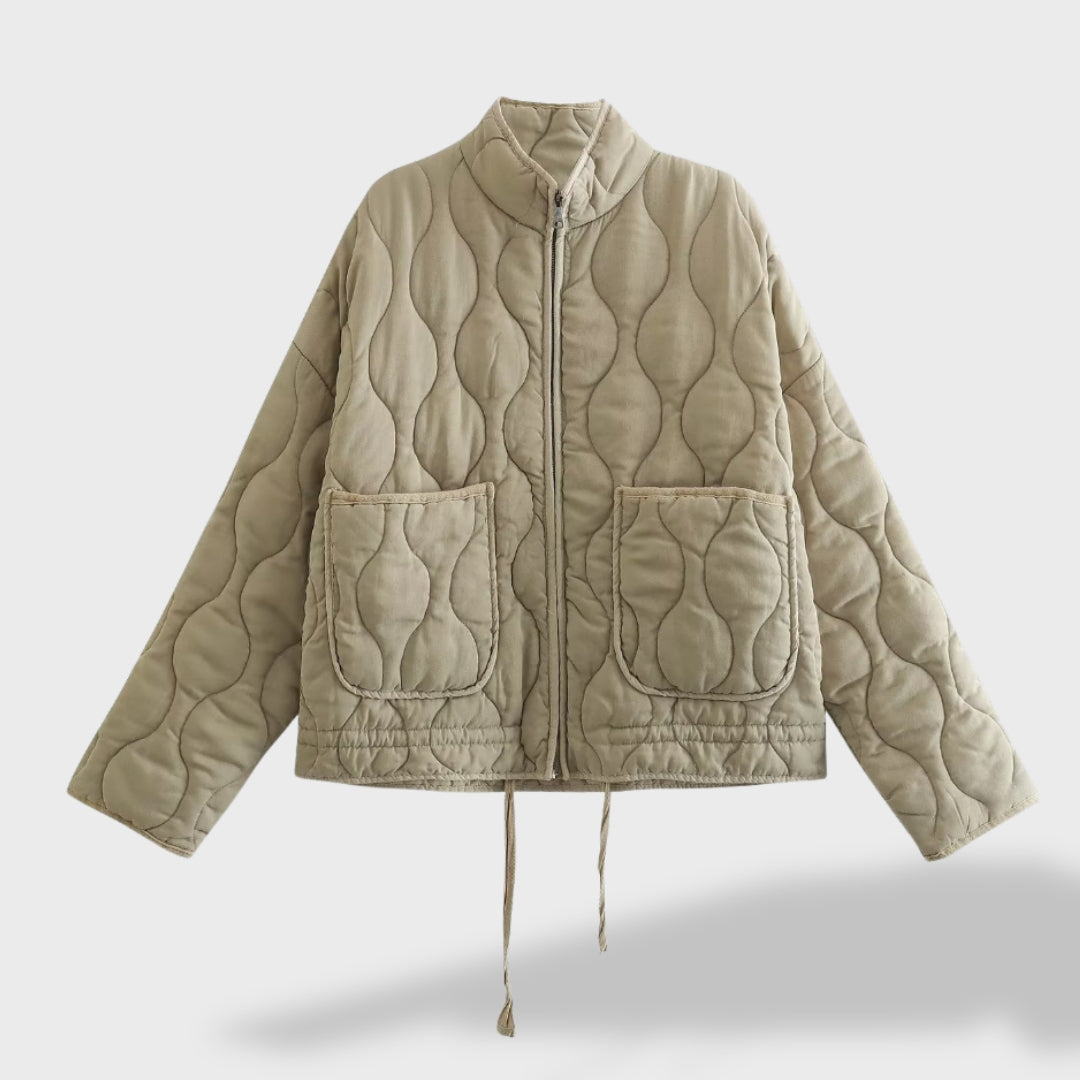 Isabel | Chaqueta de Invierno para Mujer - Estilo Sofisticado y Confort Superior, abrigo de invierno, vista lateral | Moda Acosta