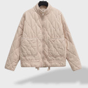 Isabel | Chaqueta de Invierno para Mujer - Estilo Sofisticado y Confort Superior, abrigo de invierno, detalle de tela | Moda Acosta