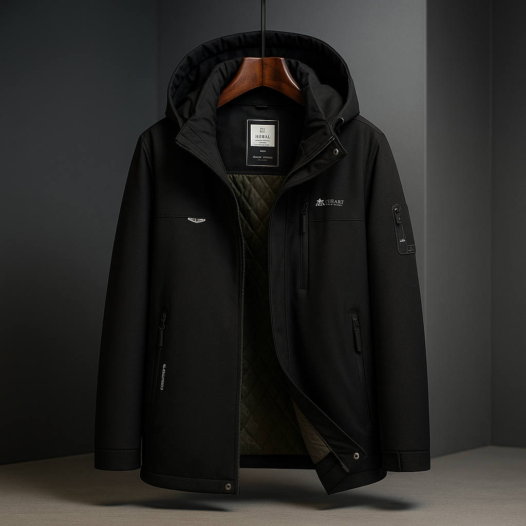 Aurelia Essence, abrigo de invierno, detalle de tela | Moda Acosta