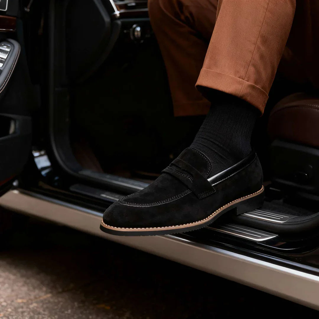 Elowen Soft Knit, mocasines de cuero, estilo puesto | Moda Acosta