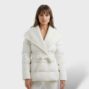 Abrigo de Invierno Mujer Lana y Plumón, vista frontal | Moda Acosta