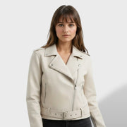 Cazadora de Polipiel Mujer Oversize, abrigo de invierno, vista frontal | Moda Acosta