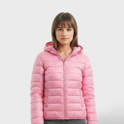 Chaqueta Acolchada Ligera de Plumas Mujer, abrigo de invierno, color disponible | Moda Acosta