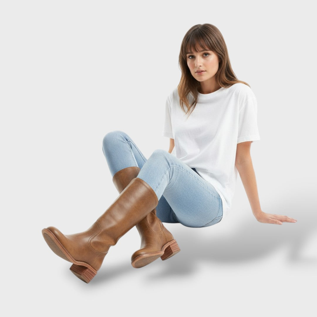 Botas Altas Elegantes con Suela Estructurada, botas de moda, color disponible | Moda Acosta