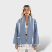 Abrigo Mujer Invierno Cuello Envolvente, abrigo de invierno, color disponible | Moda Acosta
