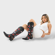 Botas Cowboy Mujer Vintage, botas de moda, vista lateral | Moda Acosta