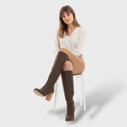 Botas Cowboy Mujer Ante Tacón Alto, Tacones, color disponible | Moda Acosta