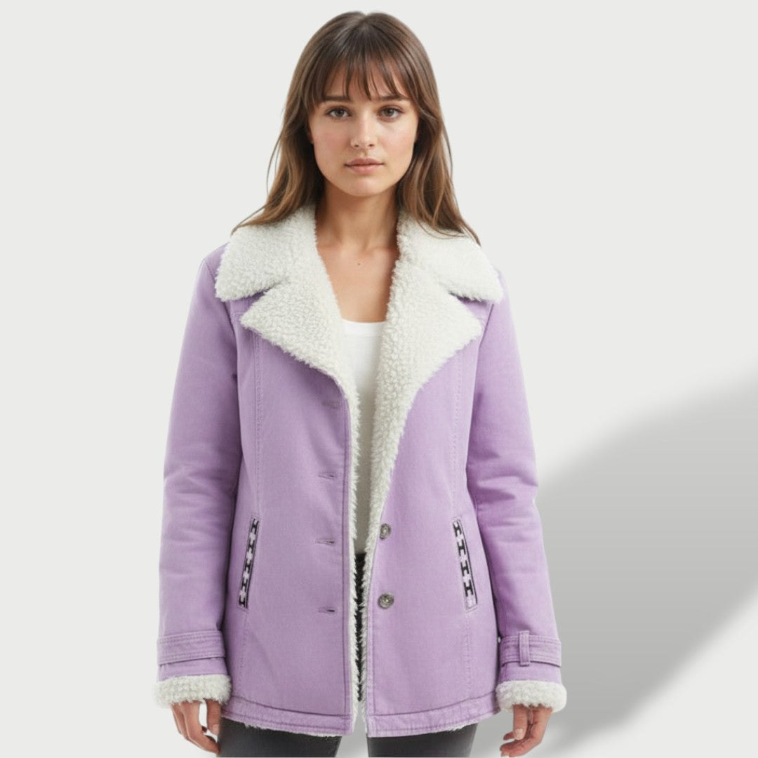 Abrigo Largo Mujer Invierno con Solapa Elegante, abrigo de invierno, color disponible | Moda Acosta
