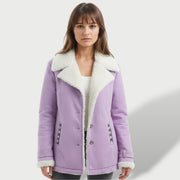 Abrigo Largo Mujer Invierno con Solapa Elegante, abrigo de invierno, color disponible | Moda Acosta