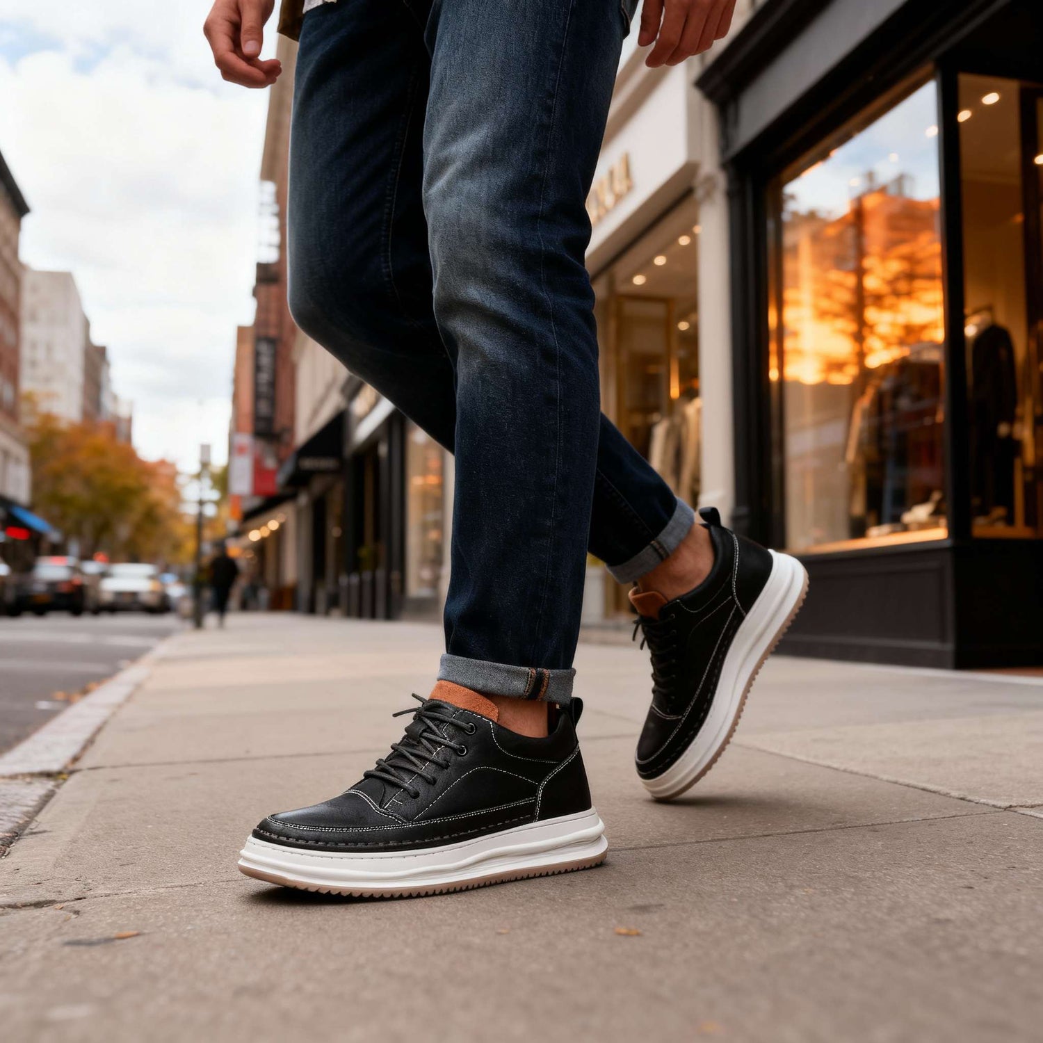 Riviera Grace, zapatillas casuales, detalle de tela | Moda Acosta