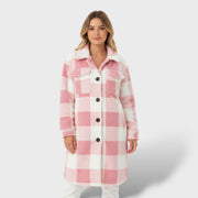 Abrigo Femenino Oversized Cálido Elegante, abrigo de invierno, vista frontal | Moda Acosta