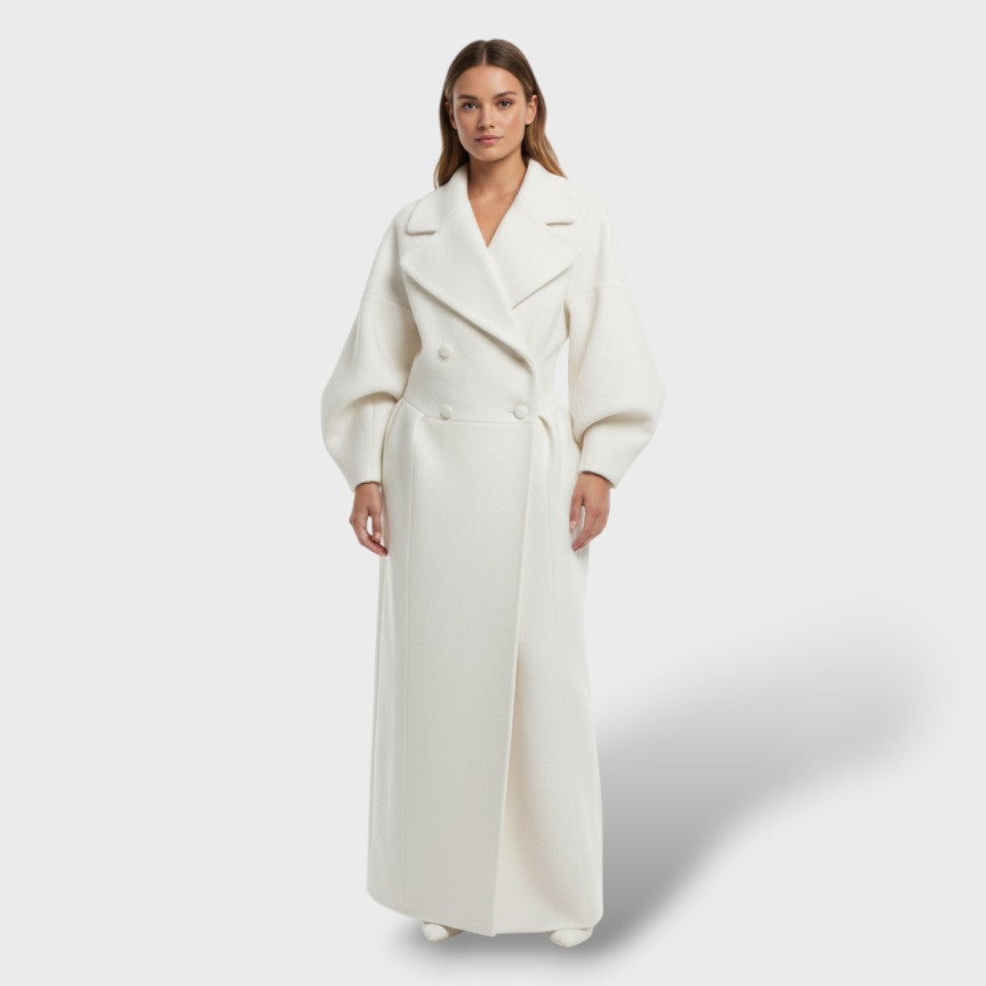 Abrigo Trench Feminino de Inverno Longo, abrigo de invierno | Moda Acosta
