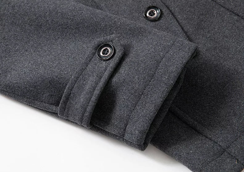 Celeste Silhouette, abrigo de invierno, vista trasera | Moda Acosta