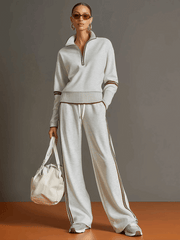 Luxeva Couture, conjunto de moda, detalle de tela | Moda Acosta
