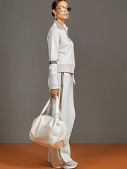 Luxeva Couture, conjunto de moda, vista lateral | Moda Acosta