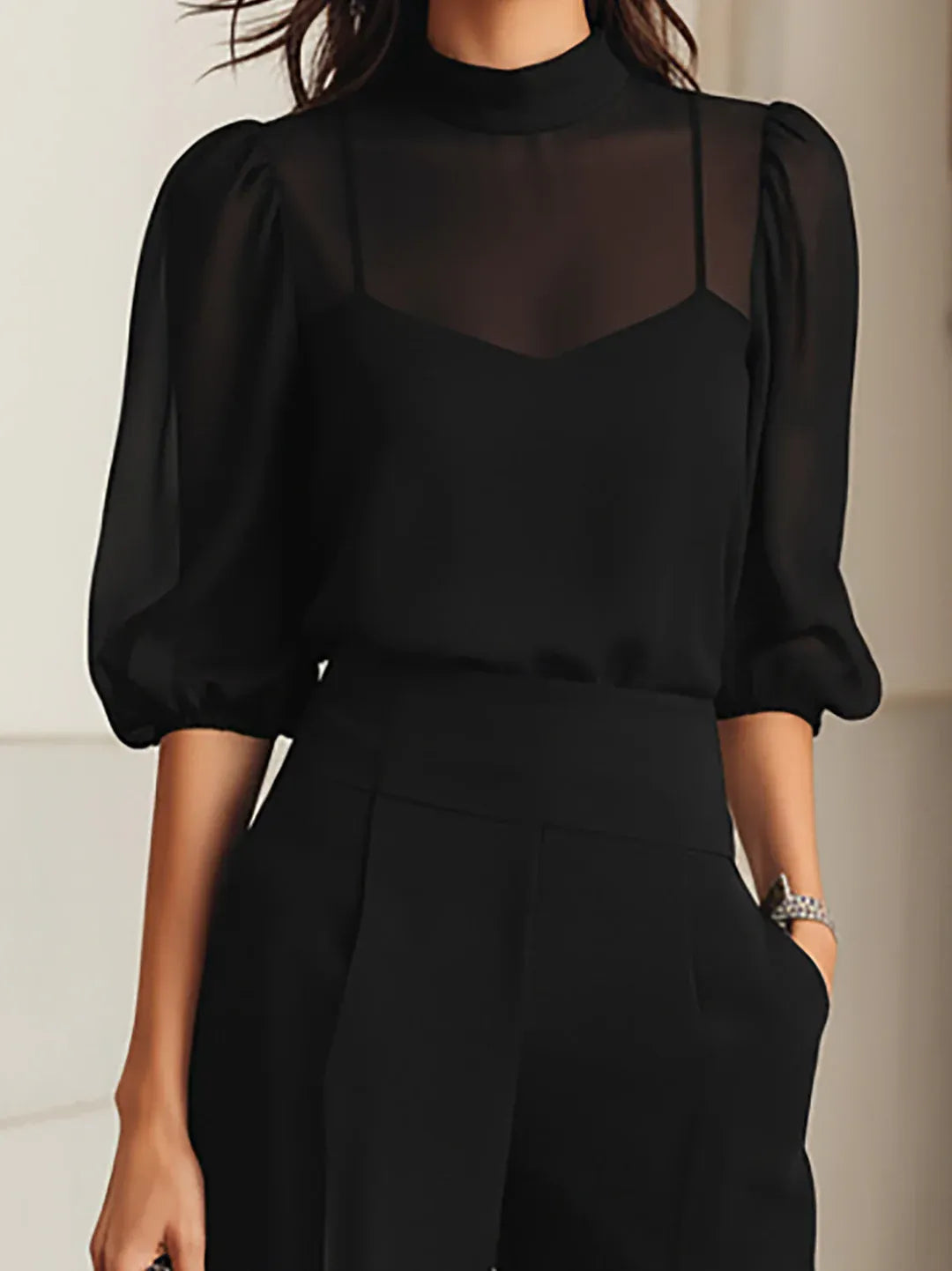 Aria Essence, conjunto de moda, vista trasera | Moda Acosta