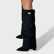 Cristela Botas cowboy mujer altura rodilla, botas de moda, color disponible | Moda Acosta