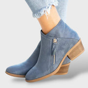 Botas de Cuero Ortopédicas Mujer, botas de moda, vista frontal | Moda Acosta