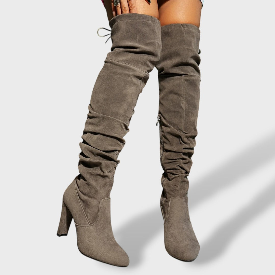 Botas Altas Mujer Tacón Alto Elegantes, Tacones, look completo | Moda Acosta