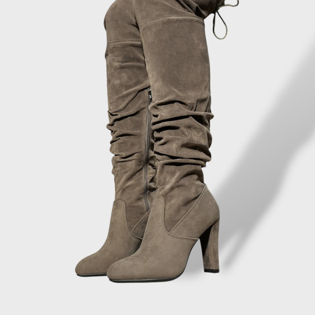 Botas Altas Mujer Tacón Alto Elegantes, Tacones, vista frontal | Moda Acosta