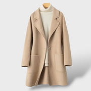 Abrigo de Lana Estilo Coreano Mujer, abrigo de invierno, color disponible | Moda Acosta