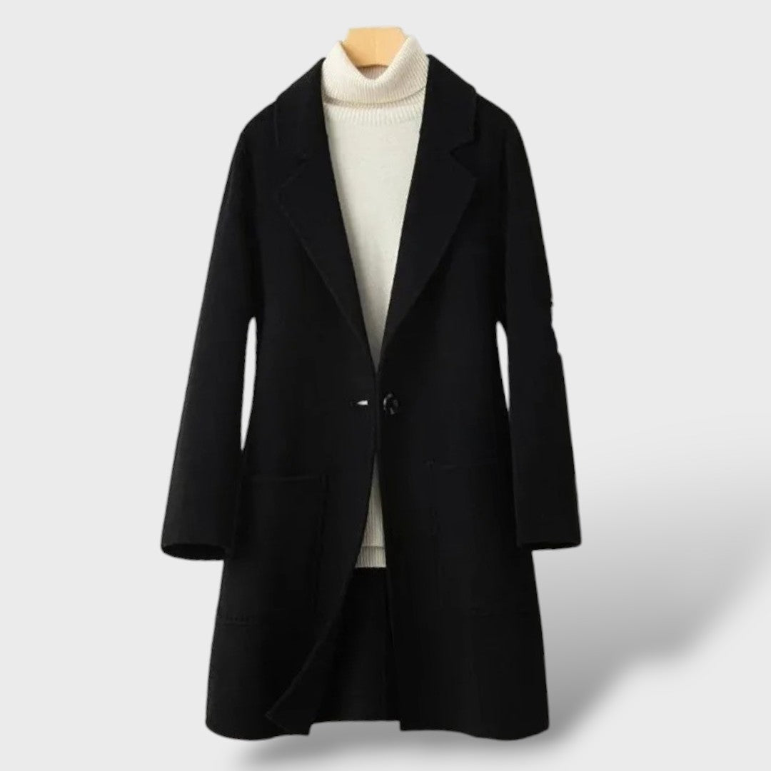 Abrigo de Lana Estilo Coreano Mujer, abrigo de invierno, estilo puesto | Moda Acosta