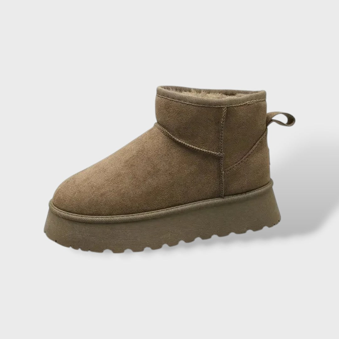 Botas de Nieve Mujer Suela Gruesa, botas de moda, vista frontal | Moda Acosta