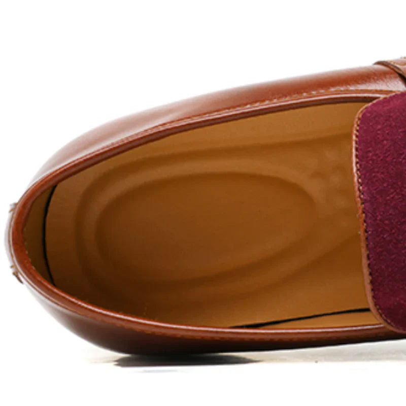 Élysée Premium, mocasines de cuero, look completo | Moda Acosta