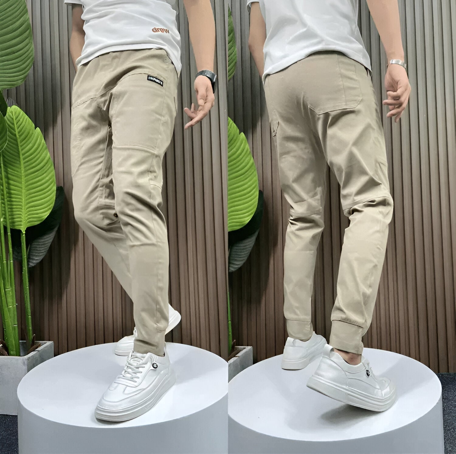 Elowen Velvet, pantalón de moda, vista trasera | Moda Acosta