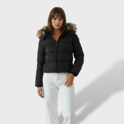 Sofía | Chaqueta plumas mujer, abrigo de invierno, vista frontal | Moda Acosta