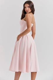 Vestido Notte di Mare – Collezione Venecia, vestido elegante, acabado y textura | Moda Acosta