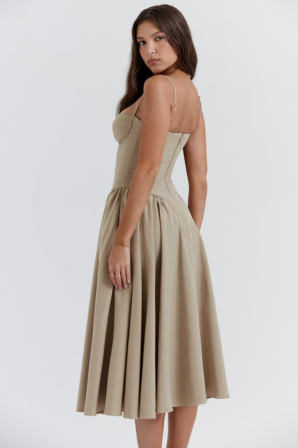 Vestido Notte di Mare – Collezione Venecia, vestido elegante, detalle de tela | Moda Acosta