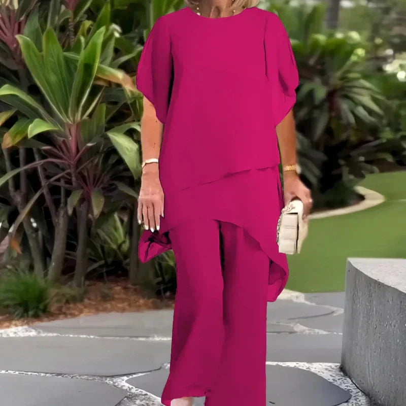 Milano Deluxe, conjunto de moda, vista lateral | Moda Acosta
