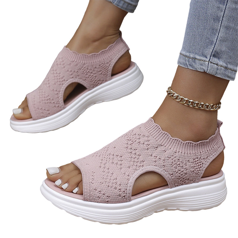 Sandalias elasticas – Colección Venecia, sandalias de verano, vista lateral | Moda Acosta