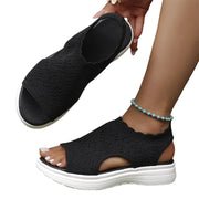 Sandalias elasticas – Colección Venecia, sandalias de verano, primer plano | Moda Acosta