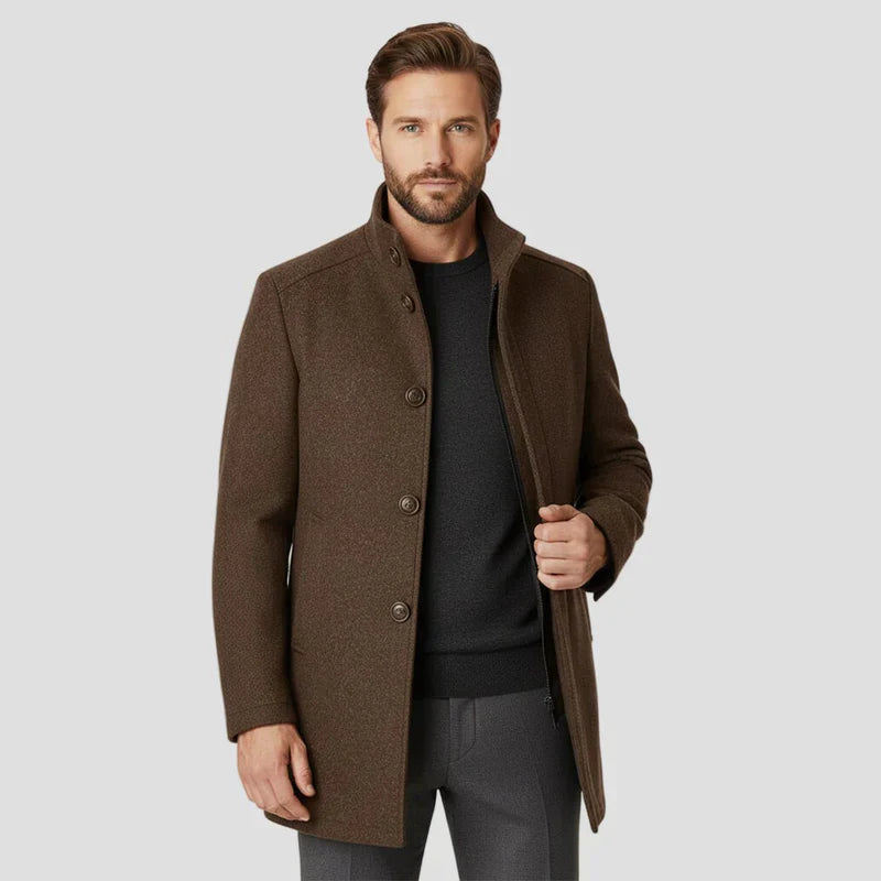 Marbella Studio, abrigo de invierno, vista frontal | Moda Acosta