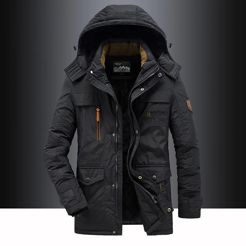 Milano Premium, abrigo de invierno, detalle de tela | Moda Acosta