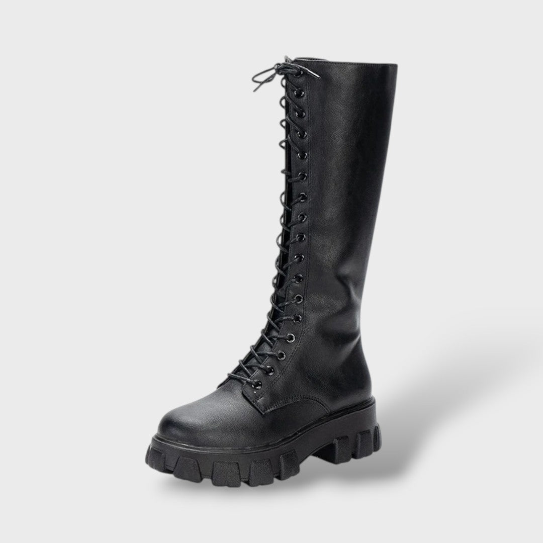Botas cowboy de mujer invierno elegantes, botas de moda, vista frontal | Moda Acosta