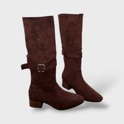 Botas Western Mujer Plegadas, botas de moda, vista lateral | Moda Acosta